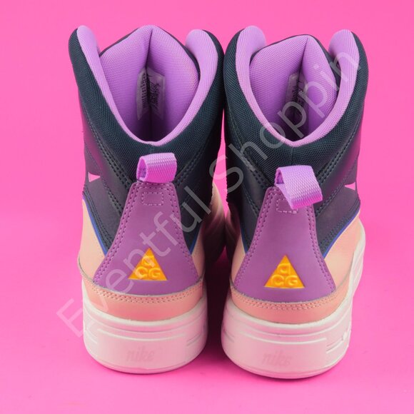 Nike ACG Woodside Boots Size 6Y High Sanddrift Obsidian 524872-100 - Picture 4 of 9